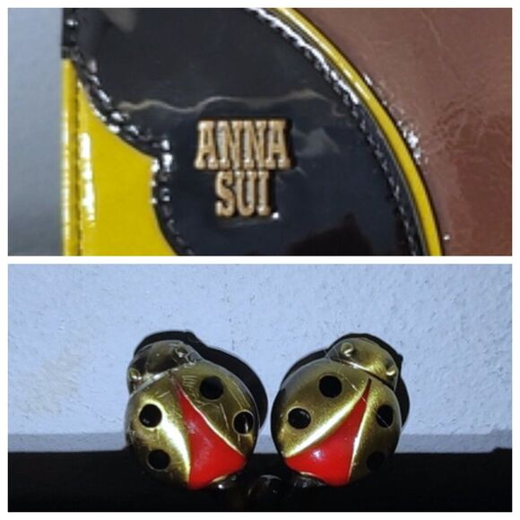 Anna Sui ladybug butterfly wallet EUC - Picture 3 of 12